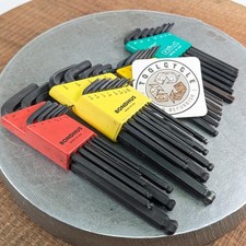 4x Conjuntos de Chaves Hex & Torx SAE/Polegadas Métricas Bondhus Elkind Lote de Ferramentas Fabricadas nos EUA! 242, usado comprar usado  Enviando para Brazil