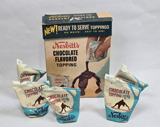 Nesbitt's sabor chocolate sobremesa cobertura caixa conteúdo anos 1960 - anos 70 Pitch'r Pak comprar usado  Enviando para Brazil