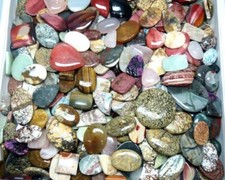 Lote Atacado de Cabochões de Pedras Preciosas de Mistura Natural de Grau Superior, Cabochão de Pedras Preciosas Soltas comprar usado  Enviando para Brazil