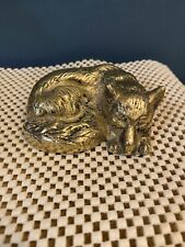 Antique brass sleeping for sale  SHREWSBURY