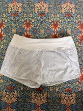 Lululemon white shorts for sale  LONDON
