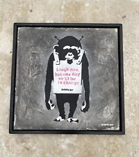 Quadro banksy monkey usato  Uta