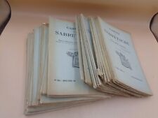 Carnet sabretache revue d'occasion  Lézignan-Corbières