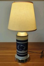 Candeeiro de mesa vintage Penn State Nittany Lions logotipo PSU lâmpada múltipla 1993, usado comprar usado  Enviando para Brazil