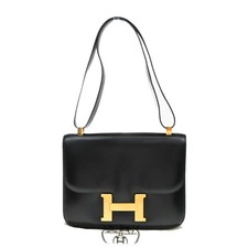 Bolsa de mão HERMES Constance ombro círculo I caixa couro de bezerro BK vintage 275RF490 comprar usado  Enviando para Brazil