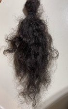 Cabelo humano real-12-16 polegadas, caucasiano, encaracolado natural, marrom escuro, corte comprar usado  Enviando para Brazil