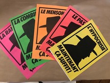 Affichettes francois mitterand d'occasion  Paris IV
