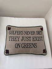 Tapestry pillow golfers for sale  Hamilton