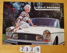 Peugeot 404 cabriolet d'occasion  Meyzieu