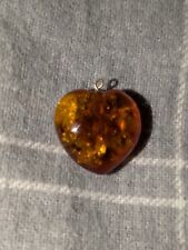 Small amber heart for sale  ENNISKILLEN