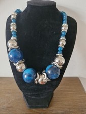 Blue silver tone for sale  STOKE-ON-TRENT
