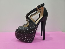 Womens black platform for sale  Eden