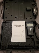 Balança de refrigerante eletrônica 220 lb carregamento peso digital com estojo A/C HVAC comprar usado  Enviando para Brazil