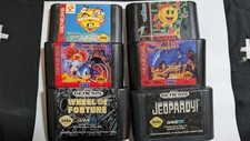 Usado, Sega Genesis - Sonic, Pac woman, Animaniacs, Aladdin, Jeopardy, Wheel O Fortune comprar usado  Enviando para Brazil