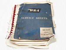 Vintage bsa service for sale  PRESTON