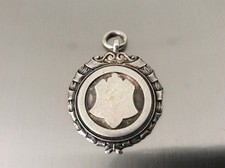 Solid silver fob for sale  GOOLE