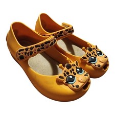 Usado, Mini Sapato Girafa Melissa Ultragirl IV Criança Menina Tamanho 9 iMary Jane Laranja  comprar usado  Enviando para Brazil