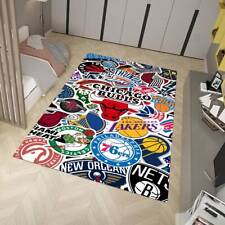 Tapete de basquete, tapete de equipe NBA, tapete de quarto de meninos, tapete esportivo, tapetes legais, tapete personalizado, Hypebea comprar usado  Enviando para Brazil