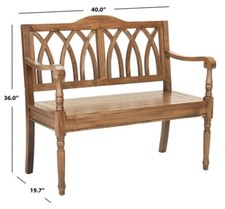 Safavieh benjamin bench for sale  Whitestown