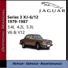 JAGUAR XJ6 XJ-6 XJ12 SERIES 3 MANUAL DE REPARO DE SERVIÇO DE OFICINA 1979 - 1987 Em CD comprar usado  Enviando para Brazil