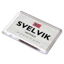 Fridge magnet svelvik usato  Spedire a Italy