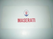 Maserati brochure maserati usato  Cremella