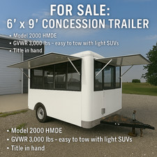 Concession trailer fully for sale  Cache