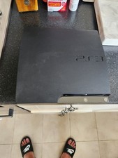 Ps 3 conle z dyskiem twardym 250 GB, ethernat i wifi bez kontrolerów, używany na sprzedaż  Wysyłka do Poland