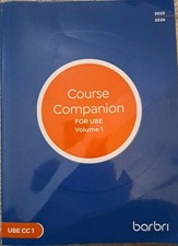 Barbri course companion for sale  Edmond