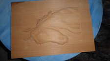 Holzbild pferdekopf toskana gebraucht kaufen  Freinsheim