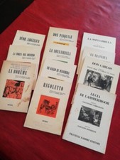 Lotto libretti opera usato  Bologna