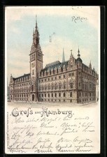 Ansichtskarte hamburg rathaus gebraucht kaufen  Berlin