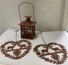 Rustic metal deer for sale  BETCHWORTH