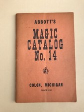Abbott magic catalog for sale  Encino