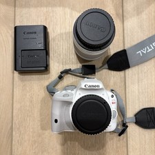 Câmera Canon EOS Rebel SL1 18MP CMOS DSLR / Kit de Lente EF-S 18-55mm (Branco) comprar usado Câmera Canon EOS Rebel SL1 18MP CMOS DSLR / Kit de Lente EF-S 18-55mm (Branco) comprar usado  Enviando para Brazil