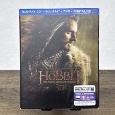 Hobbit Desolation of Smaug 3D Blu-ray DVD Digital Set w/ Lenticular Slipcover( comprar usado  Enviando para Brazil