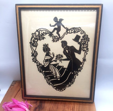 Vintage framed silhouette for sale  Hadley