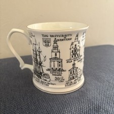 Usado, Caneca rara Harvard Boston Rosalind Walshe osso porcelana chá festa mercado Quincy comprar usado  Enviando para Brazil