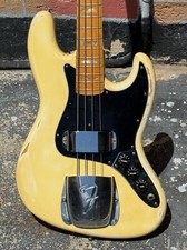 1977 Fender Jazz Bass legal 48 anos olímpico branco bordo pescoço pronto para desfrutar. comprar usado  Enviando para Brazil