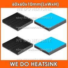 60x60x10mm black heatsink d'occasion  Expédié en Belgium