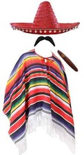 Mexican poncho fancy for sale  STOCKPORT