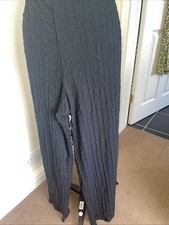 Black crinkle fabric for sale  WILMSLOW