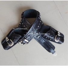 Coldre de couro com cinto de mão pistola ocidental revólver cowboy para presente comprar usado  Enviando para Brazil