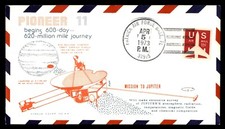 MayfairStamps US Space 1973 Florida Pioneer 11 Mission to Jupiter Cygnus Cover a comprar usado  Enviando para Brazil