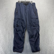 Calça masculina vintage American Eagle pequena carga paraquedista com cinto tático ano 2000 comprar usado  Enviando para Brazil