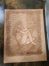 Vintage tooled emossed for sale  Staples