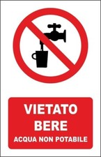 Cartello segnaletico vietato usato  Acate