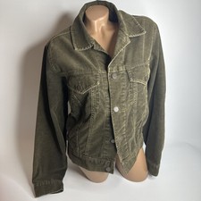 Jaqueta caminhoneiro Y2K GAP azul jeans veludo oliva S grunge utilitário vintage anos 90 comprar usado  Enviando para Brazil