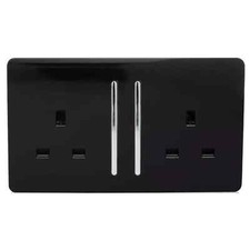 Plug sockets black for sale  NEWTON ABBOT