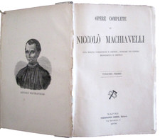 Macchiavelli niccolo opere usato  Roma